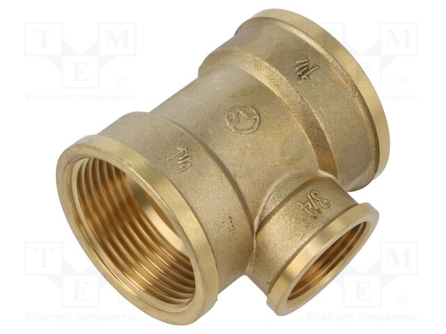Reductive,female-female-female; brass CW617N; BR