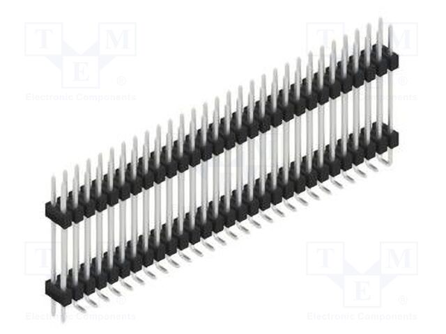 Connector: pin strips; pin header; male; PIN: 58; 2.54mm; SMT; 2x29