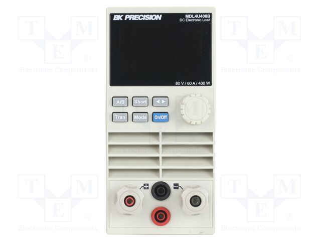 Electronic load; 0÷80V; 0÷60A; 400W; MDL4UB; 82x170.5x573mm; Ch: 1