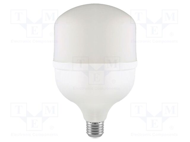 LED lamp; neutral white; E27; 220÷240VAC; 4320lm; 40W; 160°; 4000K