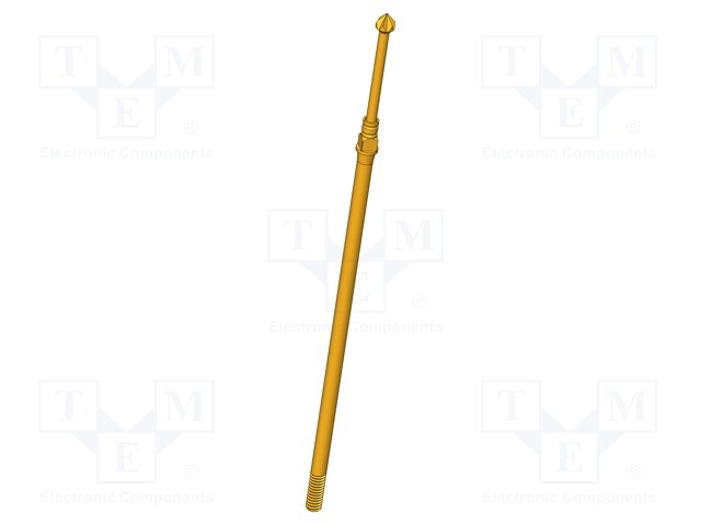 Needle-like test probe; Operational spring compression: 4.3mm