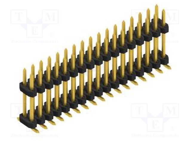 Connector: pin strips; pin header; male; PIN: 34; 2mm; SMT; 2x17
