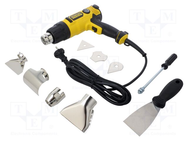 Tool: electric hot shrink gun; 2kW; 230VAC; 300l/min,550l/min