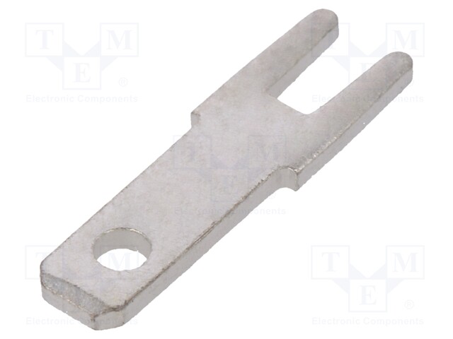 Terminal: flat; 2.8mm; 0.8mm; male; THT; Overall len: 12.5mm