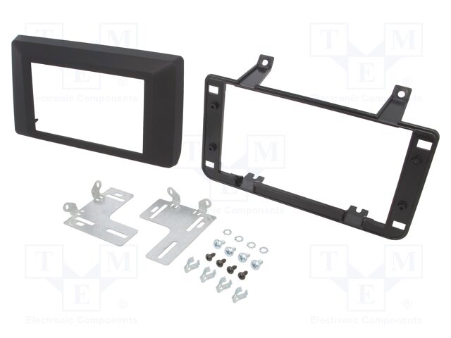 Radio frame; Dacia; 2 DIN; black
