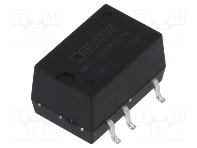 Converter: DC/DC; 1W; Uin: 2.97÷3.63V; 5VDC; Iout: 200mA; SMD; 1.5g