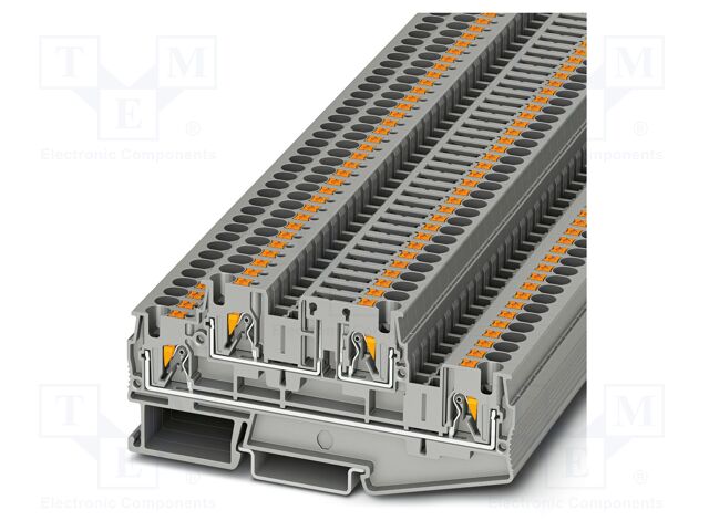 Splice terminal: rail; PA; terminals: 4; W: 6.2mm; H: 102.9mm