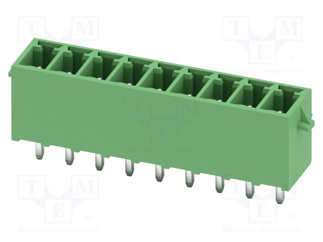PCB headers, nominal cross section: 1.5 mm?, color: green, n