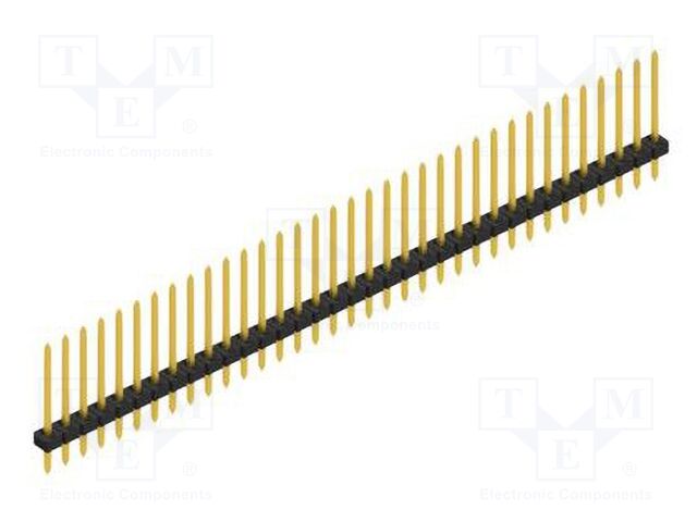 Connector: pin strips; pin header; male; PIN: 35; 2mm; THT; 1x35