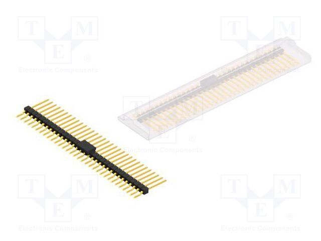 Connector: pin strips; pin header; male; PIN: 32; 2.54mm; SMT; 1x32