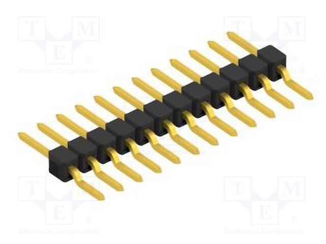 Connector: pin strips; pin header; male; PIN: 12; 2.54mm; SMT; 1x12