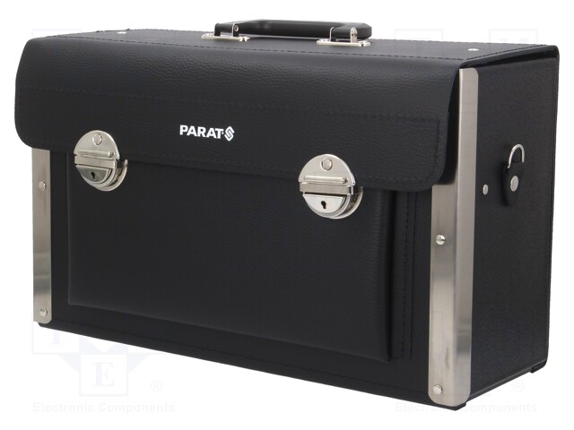 Bag: toolbag; 420x160x250mm; natural leather,plastic; 17l