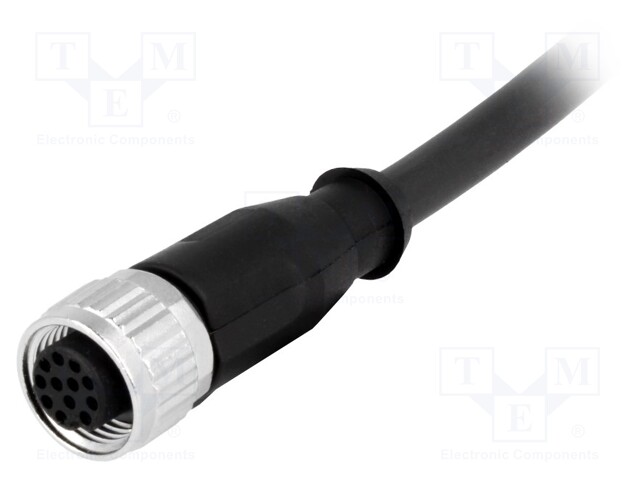 Plug; M12; PIN: 12; female; A code-DeviceNet / CANopen; 0.5m