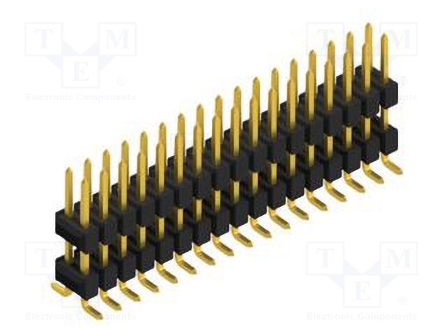 Connector: pin strips; pin header; male; PIN: 34; 2.54mm; SMT; 2x17