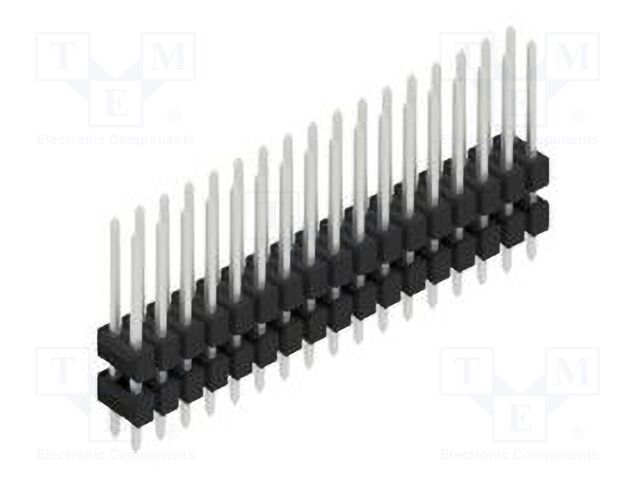 Connector: pin strips; pin header; male; PIN: 34; 2.54mm; THT; 2x17