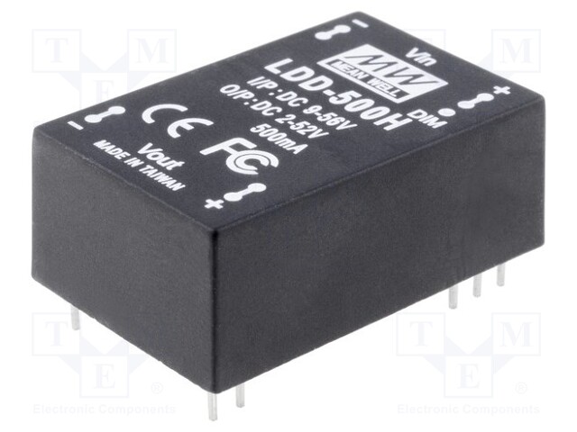 Converter: DC/DC; 26W; Uin: 9÷56V; Uout: 2÷52VDC; Iin: 450mA; 15.6g
