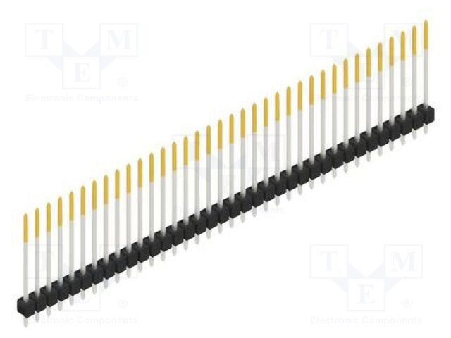 Connector: pin strips; pin header; male; PIN: 36; 2.54mm; THT; 1x36