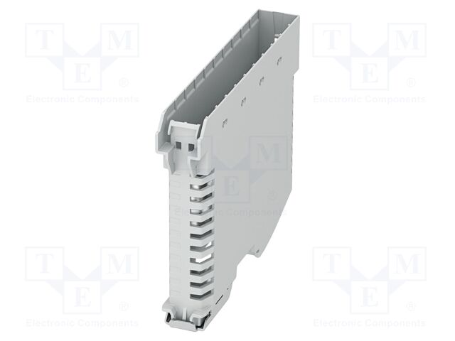 Enclosure base; grey; UL94V-0; ME-IO 18,8; for DIN rail mounting