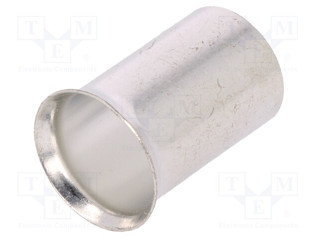 Bootlace ferrule; non-insulated; copper; 50mm2; 18mm; tinned