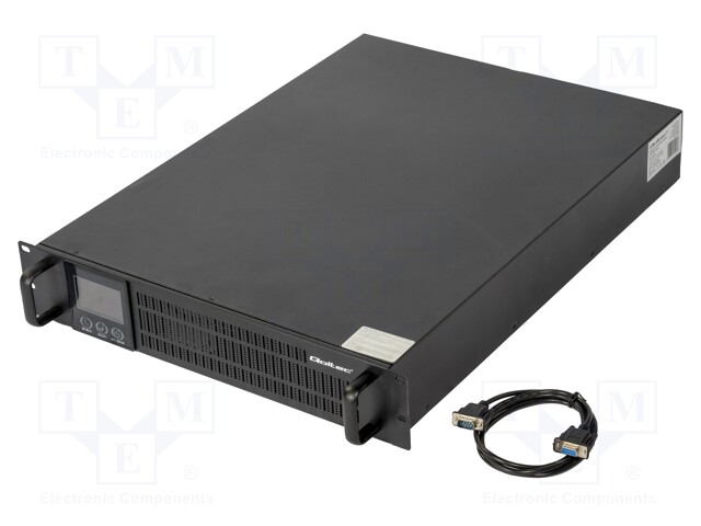 Power supply: UPS; 635x483x87mm; 2.4kW; 3kVA; No.of out.sockets: 4