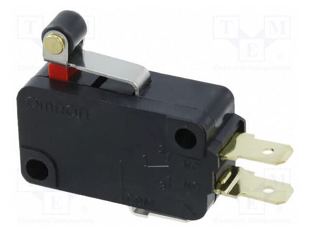 Microswitch SNAP ACTION; with lever (with roller); SPDT; Pos: 2