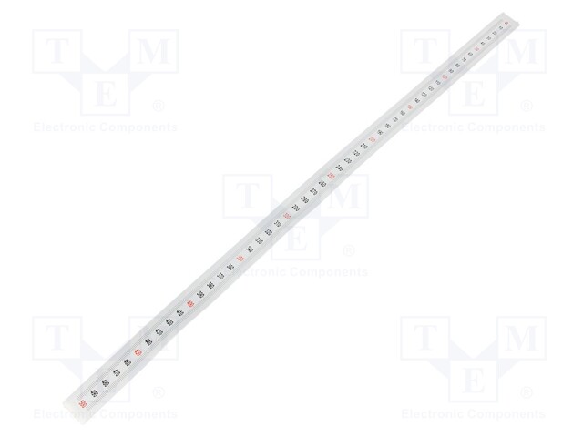 Ruler; figures vertically arranged,self-adhesive; W: 11mm