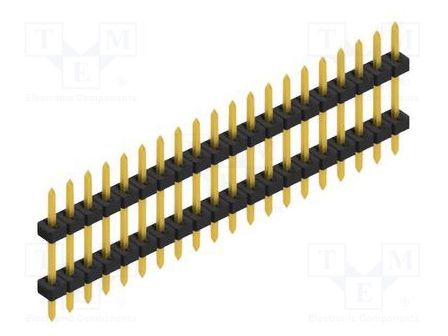 Connector: pin strips; pin header; male; PIN: 20; 2mm; THT; 1x20