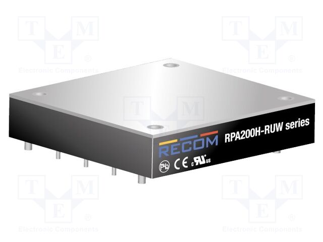 Converter: DC/DC; 200W; Uin: 16.5÷140V; Uout: 15VDC; Iout: 13.5A