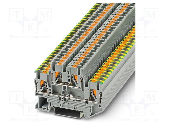 Splice terminal: rail; PT; PA; terminals: 4; W: 5.2mm; H: 68mm