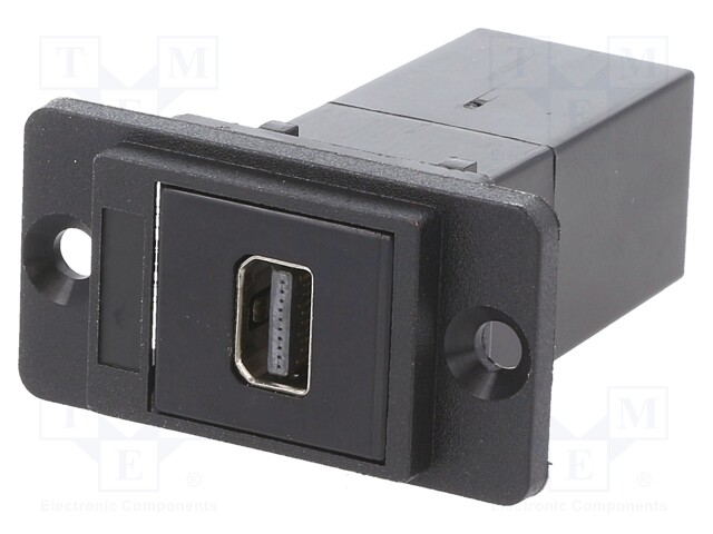 Coupler; Mini DisplayPort socket,both sides; DUALSLIM; 29mm