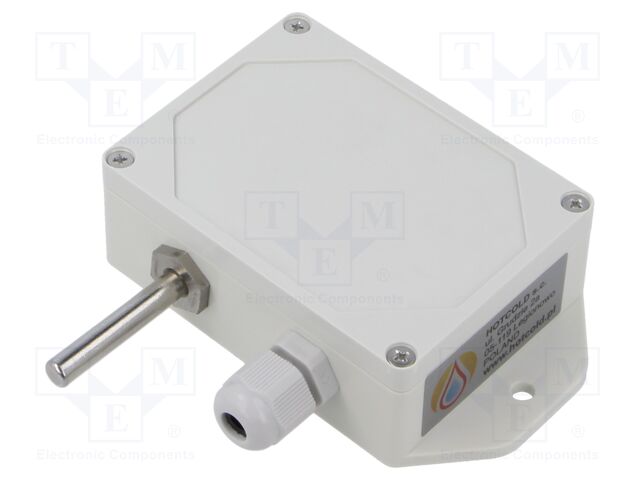 Converter: temperature; for wall mounting; Enclos.mat: ABS