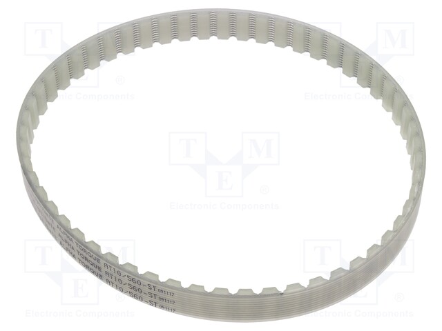Timing belt; AT10; W: 16mm; H: 5mm; Lw: 560mm; Tooth height: 2.5mm
