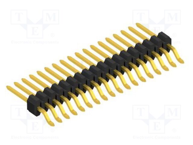 Connector: pin strips; pin header; male; PIN: 18; 1.27mm; SMT; 1x18