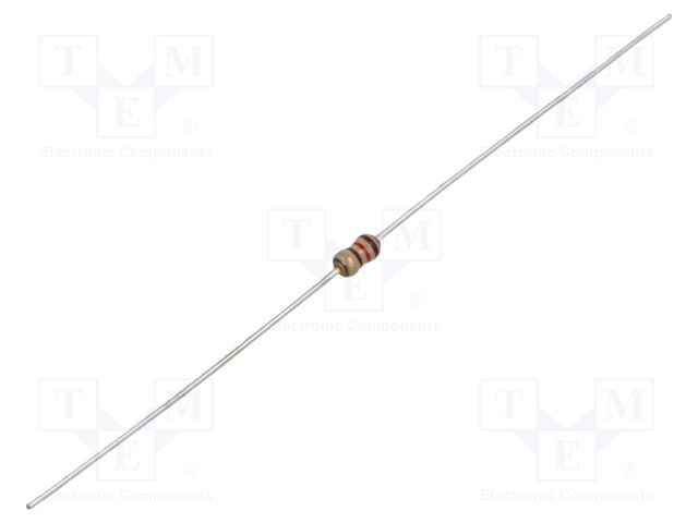Resistor: carbon film; THT; 120Ω; 125mW; ±5%; Ø1.85x3.5mm; axial