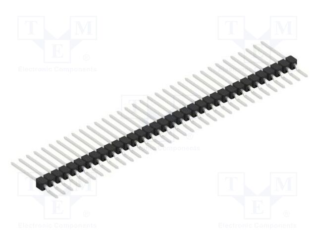 Connector: pin strips; pin header; male; PIN: 34; 2.54mm; SMT; 1x34