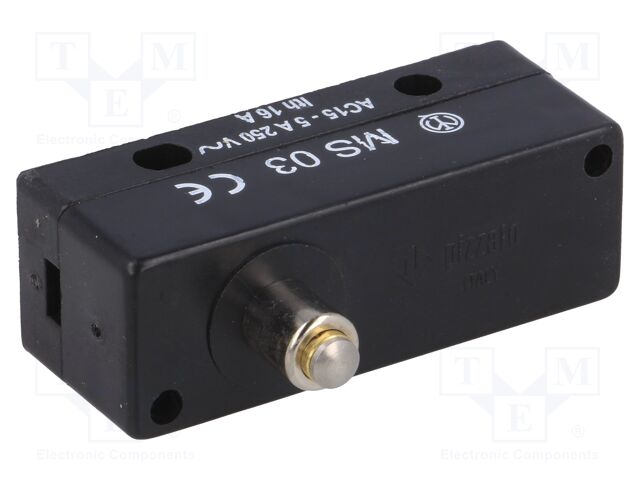 Microswitch SNAP ACTION; 16A/250VAC; SPDT; ON-(ON); Pos: 2; M