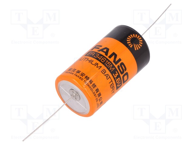 Battery: lithium; 3.6V; D; axial; Ø34.2x61.5mm; 13000mAh