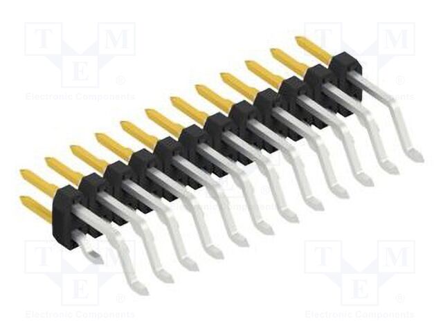 Connector: pin strips; pin header; male; PIN: 24; 2mm; SMT; 2x12