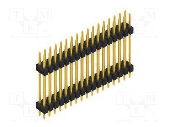 Connector: pin strips; pin header; male; PIN: 34; 2.54mm; THT; 2x17