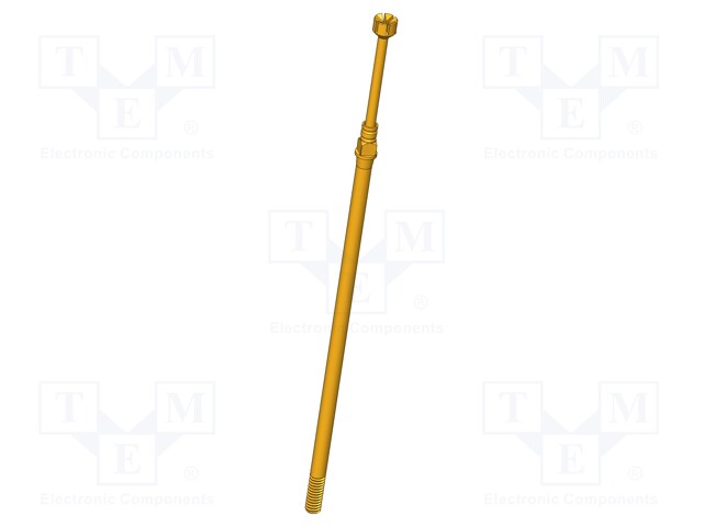 Needle-like test probe; Operational spring compression: 4.3mm