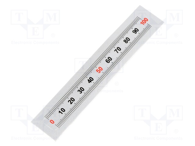Ruler; figures horizontally arranged,self-adhesive; W: 11mm