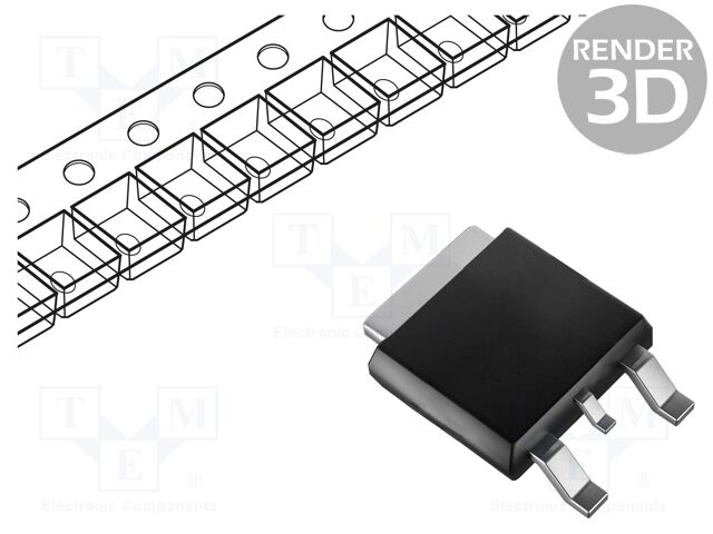 Thyristor; 800V; Ifmax: 13A; Igt: 32mA; D2PAK; SMD; reel,tape