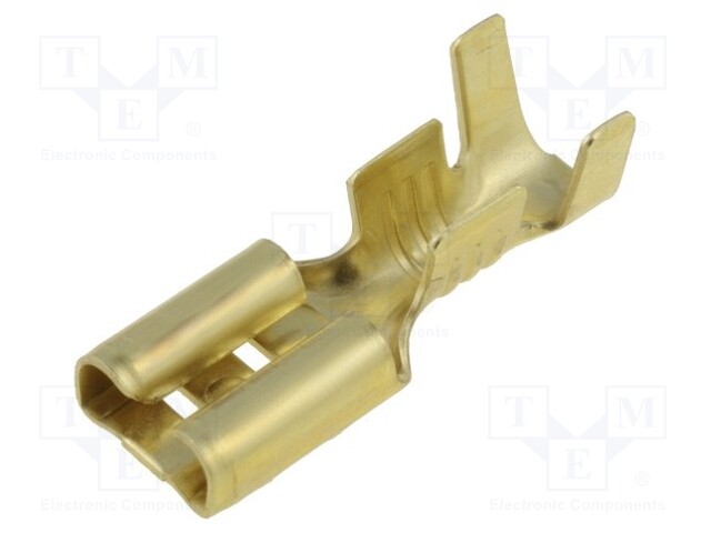 Terminal: flat; 4.8mm; 0.8mm; female; 1.5÷2.5mm2; crimped; straight