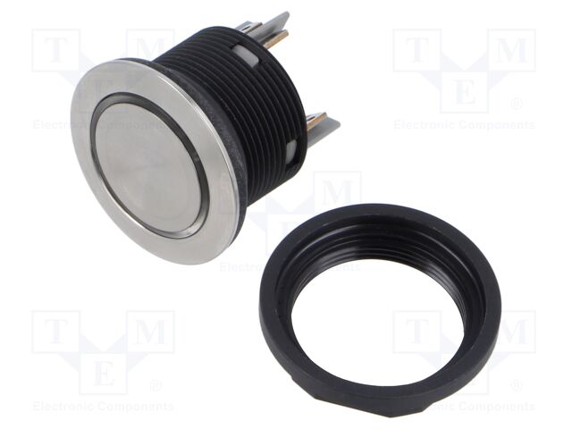 Switch: push-button; 22mm; SHORTRON®; Illumin: ring; Ø22.3mm; IP65