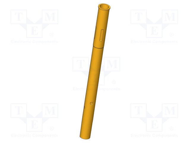 Test probe socket; Contact plating: gold-plated; soldered