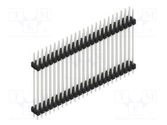 Connector: pin strips; pin header; male; PIN: 48; 2.54mm; THT; 2x24