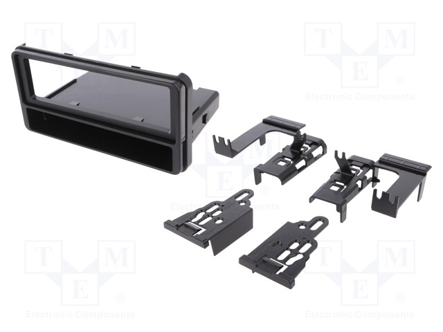 Radio mounting frame; Toyota; 1 DIN; black