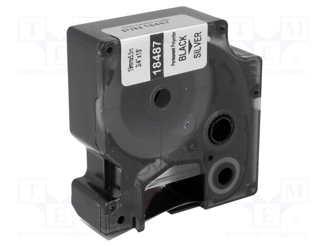 Tape; Width: 19mm; Colour: metallic; Character colour: black