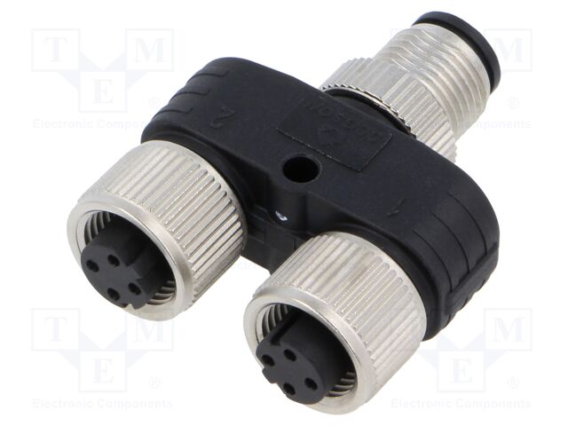 M12 adapter FY-M12D-04M-M12D-04F-T-0100