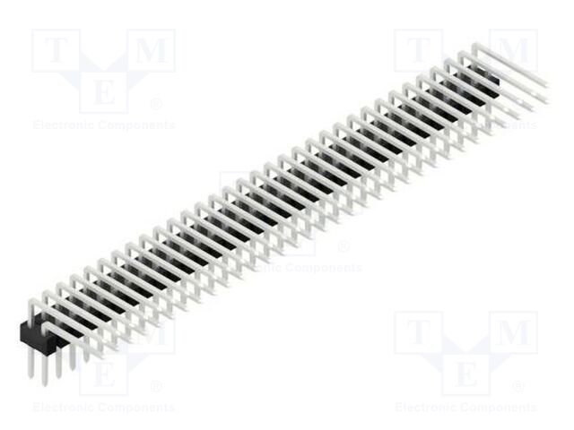 Connector: pin strips; pin header; male; PIN: 66; 2.54mm; THT; 2x33